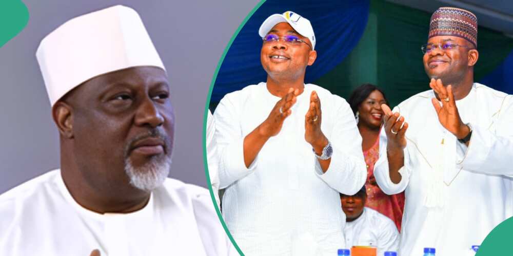 Dino Melaye, Ahmed Ododo, Yahaya Bello, APC, PDP, Kogi state governorship election Dino Melaye, Ahmed Ododo, Yahaya Bello, APC, PDP, Kogi state governorship election