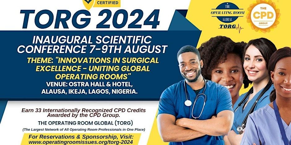 TORG-2024 Inaugural Scientific Conference, Lagos, Nigeria – 7-9th August