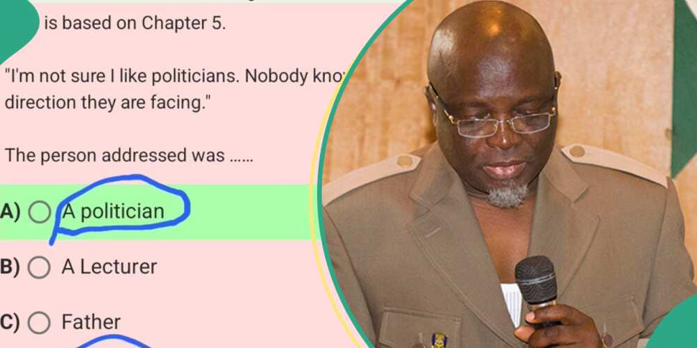 Man posts purported UTME question showing double answers Man posts purported UTME question showing double answers
