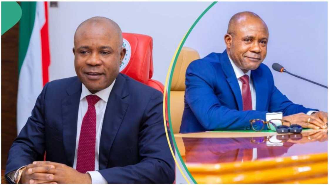 Governor Peter Mbah of Enugu has approved N80,000 as the new minimum wage for workers in the state. Governor Peter Mbah of Enugu has approved N80,000 as the new minimum wage for workers in the state.