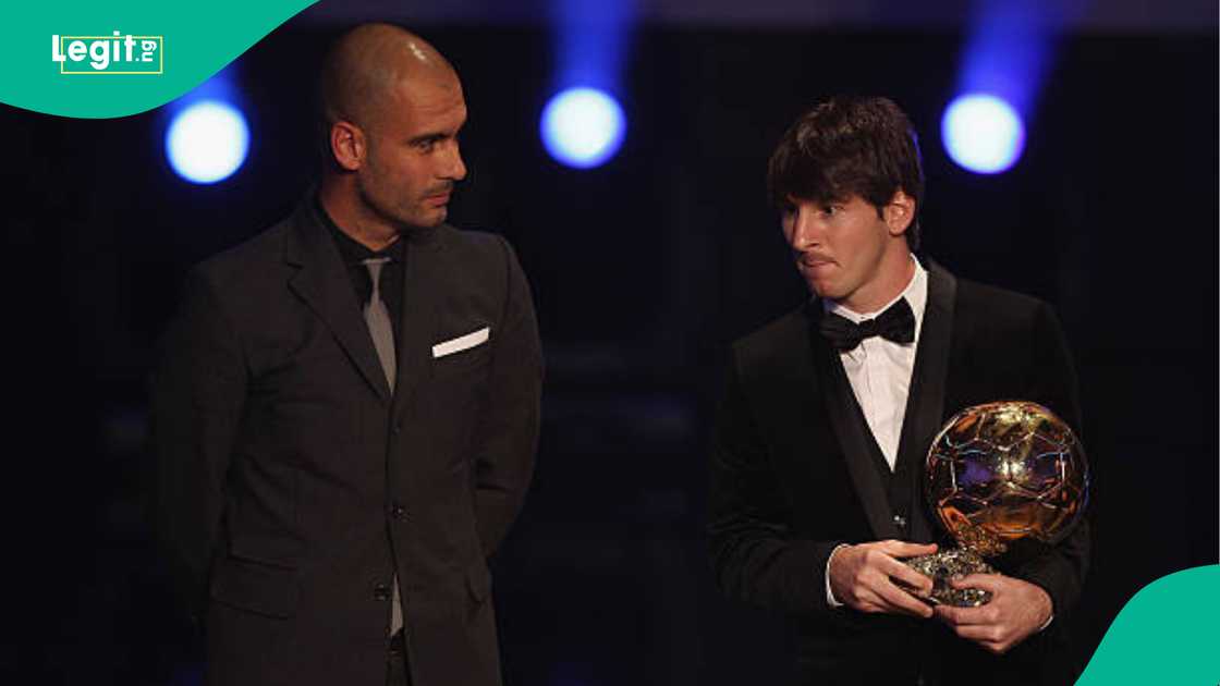 Lionel Messi, Pep Guardiola, Ballon d'Or Lionel Messi, Pep Guardiola, Ballon d'Or