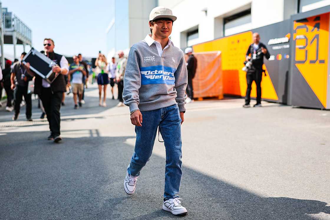 Yuki Tsunoda walks in the paddock at Circuit Gilles-Villeneuve Yuki Tsunoda walks in the paddock at Circuit Gilles-Villeneuve
